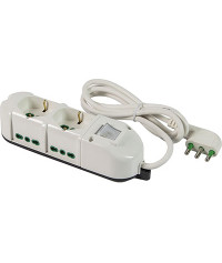 MULTIPRESA BIPASSO + SCHUKO...